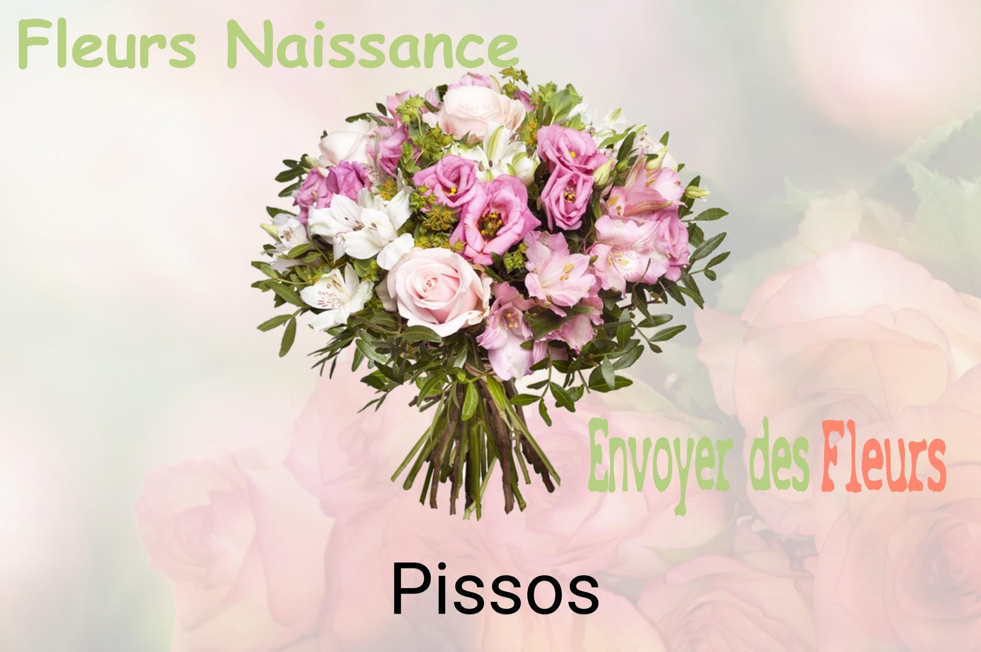 Bouquet de fleurs de naissance livré à Pissos
